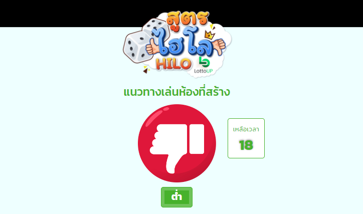 สูตรเกมไฮโล